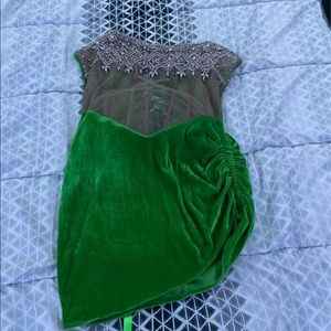 Embellished corset dress